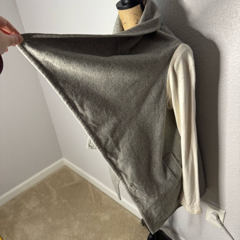 Harputs Own Wool Blend Open Front Long Line Shawl… - image 3